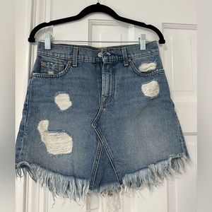 7 For All Mankind denim skirt
